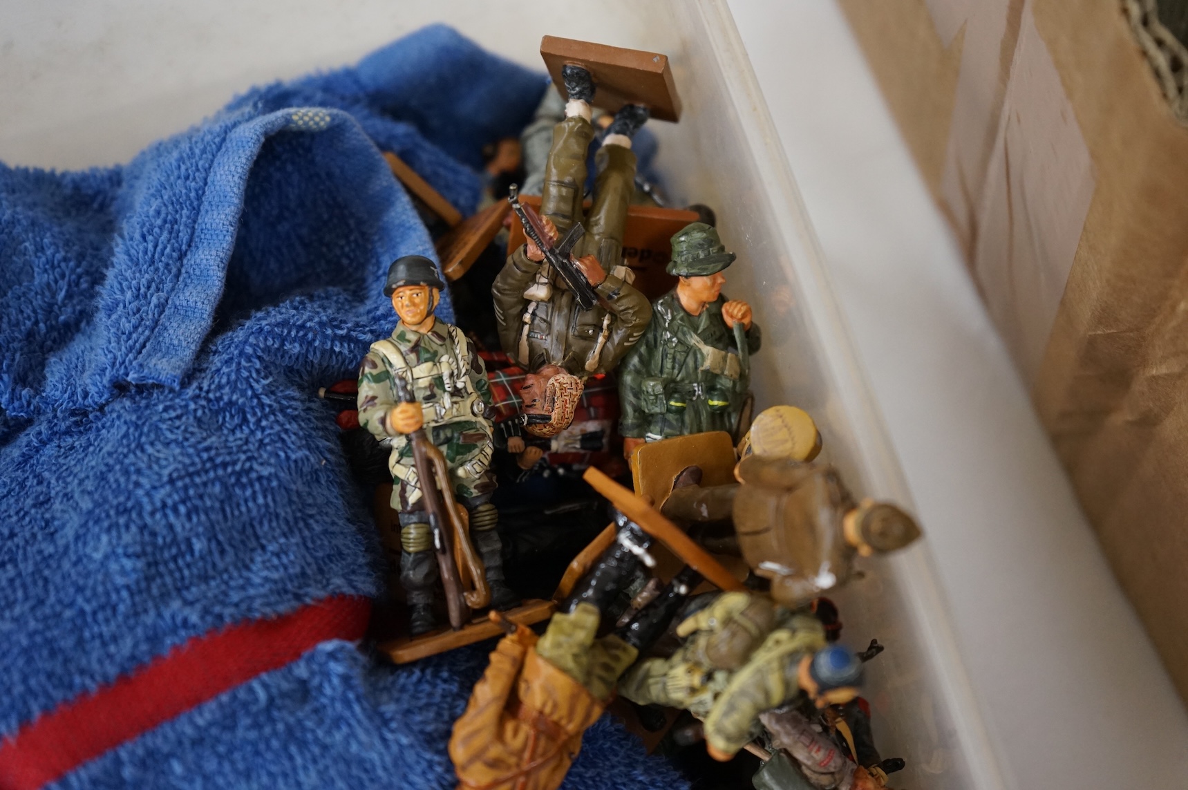 A large collection of Del Prado white metal model soldiers
